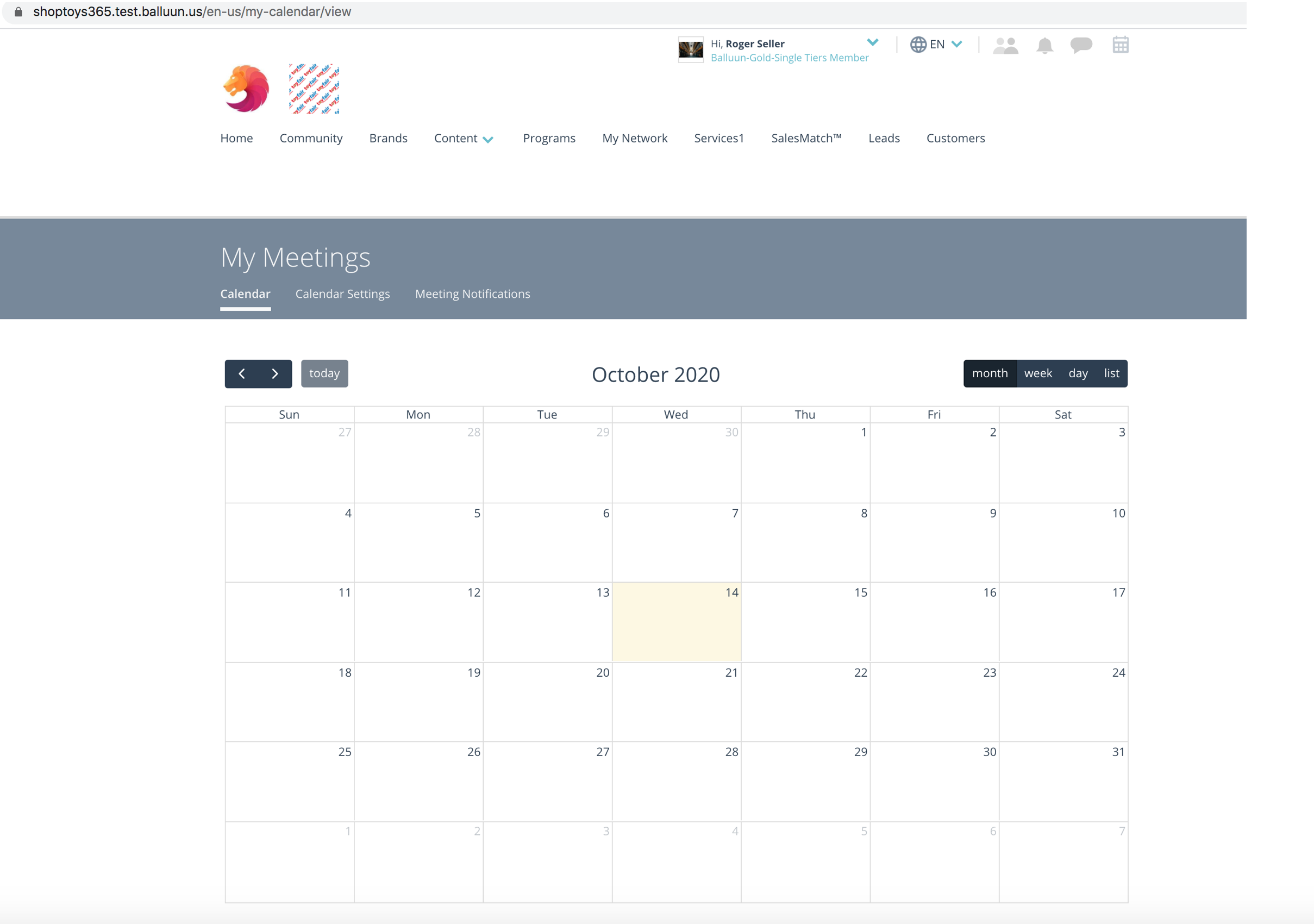 How can I set up my calendar? Balluun 365 Support